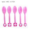 Dientes Rosas Cumpleaños Infantil Desechables Suministros para Fiesta Charola de Papel Servilleta Caja de Flor de Arroz Mantel Globo Triangular Sombrero