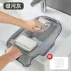 Lavabo con tabla de lavar, integrado, para uso doméstico, extra grande, para bebés, dormitorios de estudiantes, lavabo para lavar los pies.