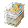 Estante de Almacenamiento para Escritorio de Oficina Caja de Almacenamiento en Capas para Archivos y Libros Estante de Almacenamiento con Clasificación por Materias para Estudiantes