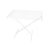 Tendedero Blanco Tipo X para Ropa Hogareño Interior para Secar Toallas de Bebé Plegable Sin Instalación Tendedero para Balcón Ventana Saliente