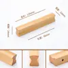 Manija de Armario de Madera Maciza en Forma de T, Manija de Cajón y Gabinete de Madera, Manija de Puerta de Gabinete Infantil, Manija de Gabinete de Madera, Estilo Minimalista Japonés