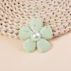 Tecido Estilo Coreano Multi-Cor Ponto Diamante DIY Semi-Acabado Flor Artesanal Decoração Roupas Acessórios para Bebê Acessórios Atacado