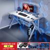 Mesa de Computador Mesa de Desktop Casa Textura de Fibra de Carbono Mesa de Jogo E-Sports Simples Mesa de Trabalho Estudo