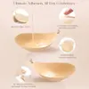 Venda Quente Plus Size Bestseller Transfronteiriço Coberturas de Mamilo com Efeito Push-up para Seios Grandes Estilo Fino Especial Anti-queda Anti-exposição Vestido de Noiva Coberturas de Mamilo Invisíveis