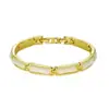 Pulsera Geométrica de Ojo de Gato en Oro Rosa, Simple y Elegante, Joyería de Piedras Preciosas Empaquetada Individualmente, Lujo Ligero de Nicho