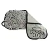 Guantes toalla de chenilla absorbentes para mascotas para bañar gatos y perros, guantes de limpieza y aseo de secado rápido para lavar y secar patas
