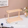 Mesa de Madeira Maciça Prateleira de Armazenamento Multicamadas Armazenamento de Mesa de Escritório Área de Arte Exibição e Organização de Cosméticos Pequenos Enfeites Suporte para Flores