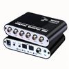 Convertidor de Audio Analógico a Fibra Óptica Digital Coaxial Decodificador Spdif de Audio DTS/AC3 de 5.1 Canales