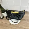 Bolso de mano fruncido para debajo del brazo 2026 nuevo diseño de nicho bolsa de nube retro de un solo hombro bandolera bolso de noche para mujer
