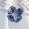 Cuerda para el Cabello de Seda Marrón de Gama Alta para Mujer, Anillo de Intestino para Atar el Cabello, Cubierta de Cuero de Aspecto Caro, Elegante, Accesorios para el Cabello de Intestino, Goma Elástica