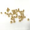 Cuentas de cobre brillante, cuentas espaciadoras de cobre puro, accesorios de joyería de bricolaje que se pueden agregar como especificaciones de protección de color, todos los fabricantes al por mayor