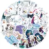 8-500 Pegatinas Impermeables de Hello Kitty Color Mickey Zootopia Sophia