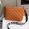 Saco de balde xadrez de diamante acolchoado 2024 novo saco das senhoras de alta textura bolsa feminina estilo coreano saco de ombro