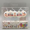 Ventas Directas de Fábrica Estilo Ins Caricatura Creativa Velas de Cumpleaños Decoración de Pastel Infantil Velas Estampadas en Seda Mesa de Postres Mayoreo