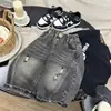 Calça Jeans Longa Rasgada Infantil Outono Versátil 2026 Novo Estilo Menino Pequeno Calça Retro Menino Lindo Coreano