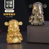 Produtos de Cobre, Pequeno Deus da Riqueza, Coelho Auspicioso, Riqueza e Abundância, Display de Carro, Enfeites para Escritório e Sala de Estar, Fábrica de Origem de Artesanato