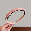Diadema Floral Estilo Francés Vintage con Dientes, Aro para el Cabello Antideslizante, Pasador Estilo Hada para Lavarse la Cara, Accesorio para el Cabello para Niñas