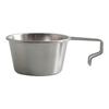 Tazón Sierra de Acero Inoxidable 304 para Exteriores, Utensilio de Cocina Portátil Duradero para Camping, Tazón con Asa, Múltiples Estilos Disponibles, Al por Mayor en Stock