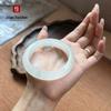 Pulseira Xinjiang Tianshan Cui Bai Yueguang Pulseira Tianshan Neve Cui Jade Branco Pulseira Estilo Antigo Micro Pulseira de Jade Cui Atacado