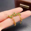 Pendientes Transfronterizos de Esmeralda Natural para Amazon Plata S925 Piedra Principal 2*2 Joyería de Lujo Ventas Directas de Fábrica