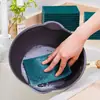 Esponja de aço reforçada para limpeza e remoção de ferrugem, esponja mágica com grão de diamante para lavar louça, não gordurosa, específica para cozinha