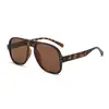 Gafas de Sol Estilo Aviador Nuevas, Populares en Europa y América, Adecuadas para Caras Grandes, Unisex, Hacen que la Cara Parezca Más Pequeña, Versátiles, Gafas de Sol con Protección UV