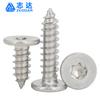 Acero inoxidable 304 cabeza plana Ranura Plum autorroscante clavo estándar cantonés Estándar CA piezas estándar ciruela autorroscante tornillo pequeño M2-M5