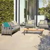 Sofá exterior de ratán para patios al aire libre, jardines, villas, centros comerciales, casas de huéspedes, salas de estar y balcones