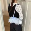 Bolsa de Mão Nicho Estilo Coreano para Mulheres, Nova Moda Simples Casual Bolsa de Ombro, Bolsa Tote de Grande Capacidade para o Dia a Dia