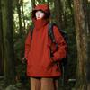 Chaqueta Cortavientos Roja de Nefrita para Mujer, Temporada de Primavera y Otoño, Talla Grande, Cortavientos, Ropa de Trabajo para Montañismo, Chaqueta Impermeable Tres en Uno para Hombre