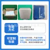 Ropa de Protección de Trabajo Desechable de Tejido No Tejido de Dos Piezas Sms Azul y Blanco Cremallera Engrosada Transpirable Ropa Protectora Dividida