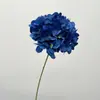 Hortênsia de simulação 3D de ramo único avançado decoração de flor falsa arranjo de flores atacado hortênsia diamante decoração de flor de casamento sala de estar