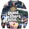Sudadera con Capucha de Cuello Redondo Serie Urbana Sinterizada Transfronteriza Europea y Americana Sudadera Personalizada con Impresión 3D Jersey Sudadera de Cuello Redondo