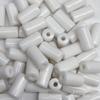 Cuentas de tubo acrílico cuentas redondas cilíndricas accesorios de papelería cuentas de goma cilíndricas largas cuentas de tubo acrílico cuentas de tubo de plástico