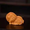 Souvenir de Navidad Talla en Madera de Ciprés Llavero Colgante Navideño Productos de Madera del Zodiaco de Dibujos Animados Dragón, Serpiente y Año del Caballo