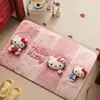 Alfombra Antideslizante Absorbente de Dibujos Animados para Baño, Sala de Estar, Entrada, Felpudo Sencillo para Puerta de Dormitorio del Hogar, Tierra de Diatomeas