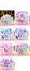 Set de Anillos para Uñas de Princesa de Hielo y Nieve de Dibujos Animados para Niños Pegatinas para Uñas Seis en Uno Pegatinas para Uñas Pegatinas de Diamantes Pieza Falsa