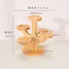 Vajilla creativa plato de mesa japonés para sushi sashimi salmón sashimi mariscos olla caliente plato de madera irregular