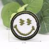 Parche de Tela Bordado con Expresión de Cara Sonriente al por Mayor Parche Bordado a Computadora Aplique Decorativo para Ropa Bolsa Accesorios de Ropa
