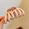 Pinza de tiburón grande coreana para el cabello, accesorio simple para recogido en la parte trasera de la cabeza, pinza de pelo de alta gama para mujer