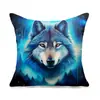 Cojín con Estampado de Animales Nórdicos Cojín de Mesita de Noche para Dormitorio Cojín Decorativo para Mirador Funda de Cojín para Sofá Venta al por Mayor Transfronteriza