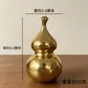 Manija de gabinete creativa con forma de calabaza, manija dorada de latón personalizada estilo chino para cajones y puertas de armario