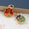 Explosiones nuevo color esmalte fortuna en Baofu danza león calabaza pulsera fortuna cabeza cuerda diy arena oro accesorios lote