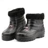 Zapatos de algodón acolchados impermeables con suela ligera de espuma, botas de nieve de invierno para hombre y mujer con forro de vellón integrado EVA, botas de lluvia cálidas antideslizantes de suela gruesa, lavado de autos
