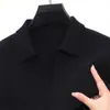 Cárdigan de punto chaqueta suéter para hombre primavera y otoño nuevo estilo tendencia casual para hombre tops lisos simples una pieza entrega