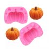 Molde de Silicona para Pastel Calabaza de Halloween Molde de Silicona para Fondant Hecho a Mano Venta al por Mayor Herramientas para Hornear DIY