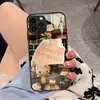 Capa de Celular Divertida de Gatinho Popular da Lazada Adequada para iPhone 17, Capa Dura de Cobertura Total para 15 Pro, Estilo Menina