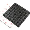 Pads Autoadhesivos Antideslizantes Anti-Colisión para Patas de Muebles de Goma Resistentes al Desgaste Pads Cilíndricos Transparentes Negros Autoadhesivos