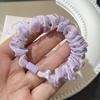 Anillo pequeño de intestino de organza con incrustaciones de diamantes material para tocado de bricolaje malla de color mágico nueva para primavera y verano anillo para el pelo de alta elasticidad super hada