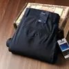 Pantalones de Hombre Ligeros para Primavera/Verano, Amigables con la Piel, Transpirables, de Lyocell Tencel Algodón, Color Sólido, Simples, Color Caqui, Pierna Recta, Casual de Negocios